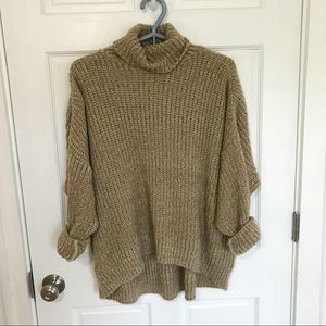 Beige Nasty Gal Turtleneck Sweater